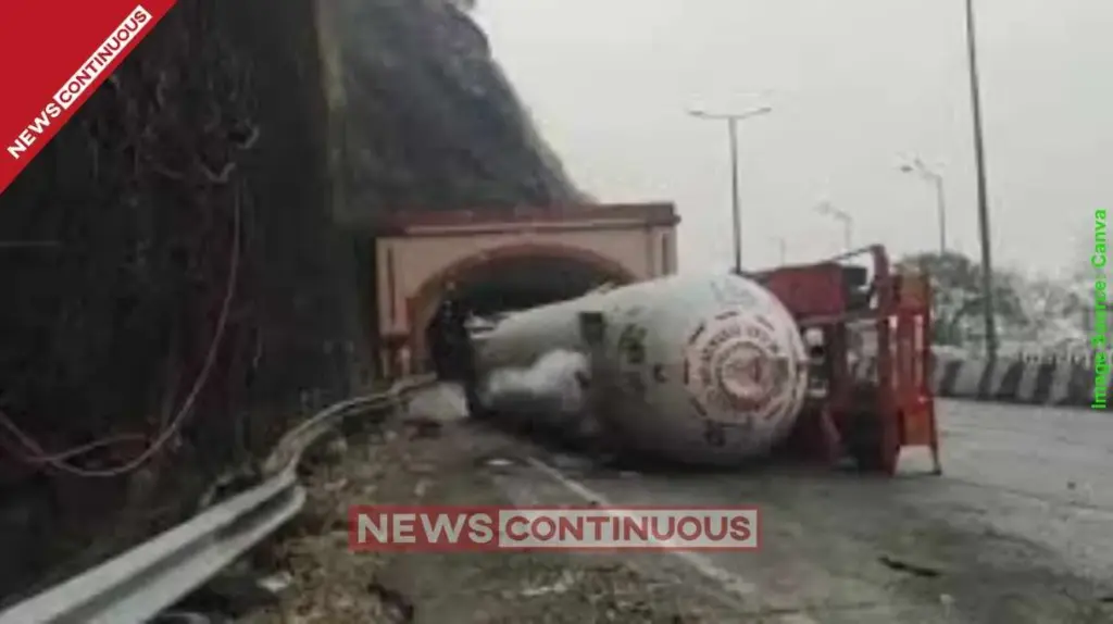 URGENT TRAFFIC ADVISORY Gas Tanker Leak Near Adoshi Tunnel; Mumbai-Pune Expressway Traffic Diverted