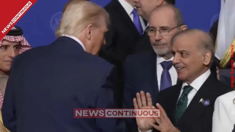 Viral Video Pakistan PM Shehbaz Sharif stands up on Donald Trump's signal; Social media debates over 'salute' and body language at Board of Peace.