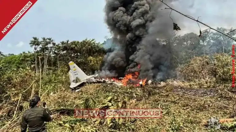Colombia Plane Crash 66 Confirmed Dead as Military Aircraft Crashes in Amazon; Rescue Operations Hampered by Tough Terrain