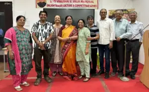 Dr. Usha Upadhyay Poetry Event at Jharukho Borivali Gujarati Literature Evening