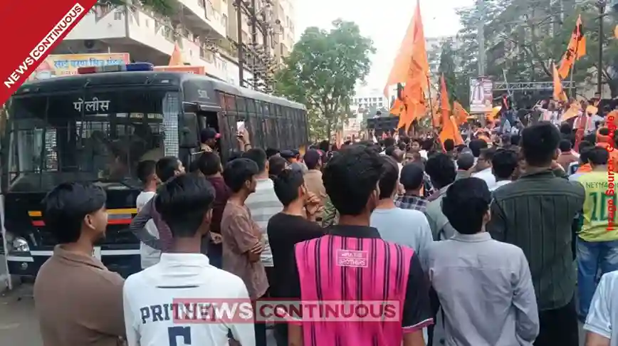 Tensions Flare in Nalasopara During Ram Navami Procession: Clash Between Police and Devotees Over Route; Lathicharge Alleged.