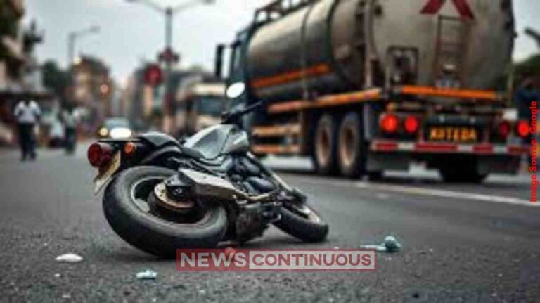 Mumbai Road Accident 20-Year-Old Food Delivery Boy Killed After Speeding Water Tanker Hits E-Bike in Kandivali.
