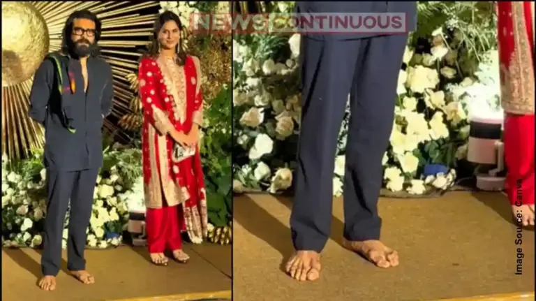 Ram Charan Attends Rashmika-Vijay Reception Barefoot; Here’s the Inspiring Reason Behind His Simple Look.