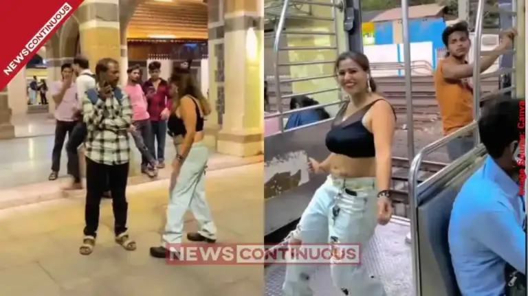 Reels Mania in Mumbai Locals Woman Accused of Harassing Innocent Commuter at Bandra Station for Viral Content; Video Sparks Outrage