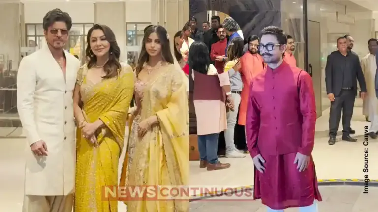 Shah Rukh Khan and Aamir Khan Steal the Limelight at Arjun Tendulkar’s Star-Studded Wedding; Viral Video Captures Rare Moment.