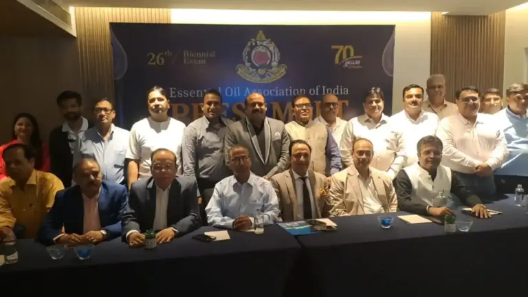 એસેન્શિયલ ઓઈલ એસોસિએશન ઓફ ઈન્ડિયા (EOAI) દ્વારા 26મી દ્વિવાર્ષિક ઈવેન્ટ - 'વર્લ્ડ એરોમા ઈન્ગ્રેડિયન્ટ્સ કોંગ્રેસ એન્ડ એક્સ્પો 2026' નું ભવ્ય આયોજન