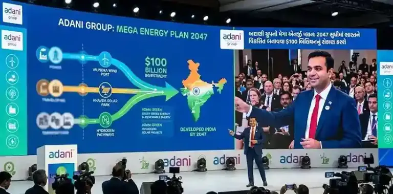 Adani Energy Plan। ભારતના ઉર્જા ક્ષેત્રે અદાણીનો માસ્ટરસ્ટ્રોક! ૨૦૪૭ ના લક્ષ્ય માટે ૧૦૦ બિલિયન ડોલર નું માતબર રોકાણ, જાણો શું છે સંપૂર્ણ પ્લાન