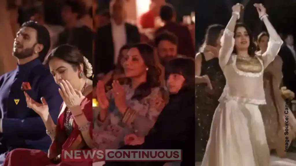 Anant Ambani's Birthday: Ranveer Singh and Janhvi Kapoor perform Garba; Gauri Khan attends spiritual Bhajan Sandhya in Jamnagar.