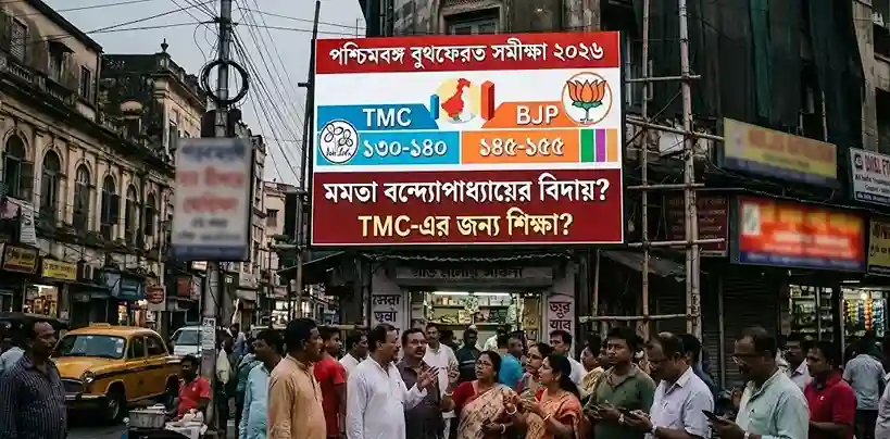 Bengal Exit Poll 2026। દીદીની વિદાય કે ફરી વાપસી? પશ્ચિમ બંગાળ એક્ઝિટ પોલના આંકડાએ સૌને ચોંકાવ્યા, TMC માટે જોખમની ઘંટડી