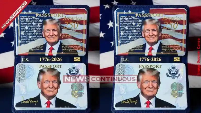 Donald Trump।  શું અમેરિકન પાસપોર્ટ બદલાશે? ૨૫૦મી વર્ષગાંઠ પર ડોનાલ્ડ ટ્રમ્પના ફોટાને લઈને મોટો નિર્ણય, જાણો શું છે સત્ય