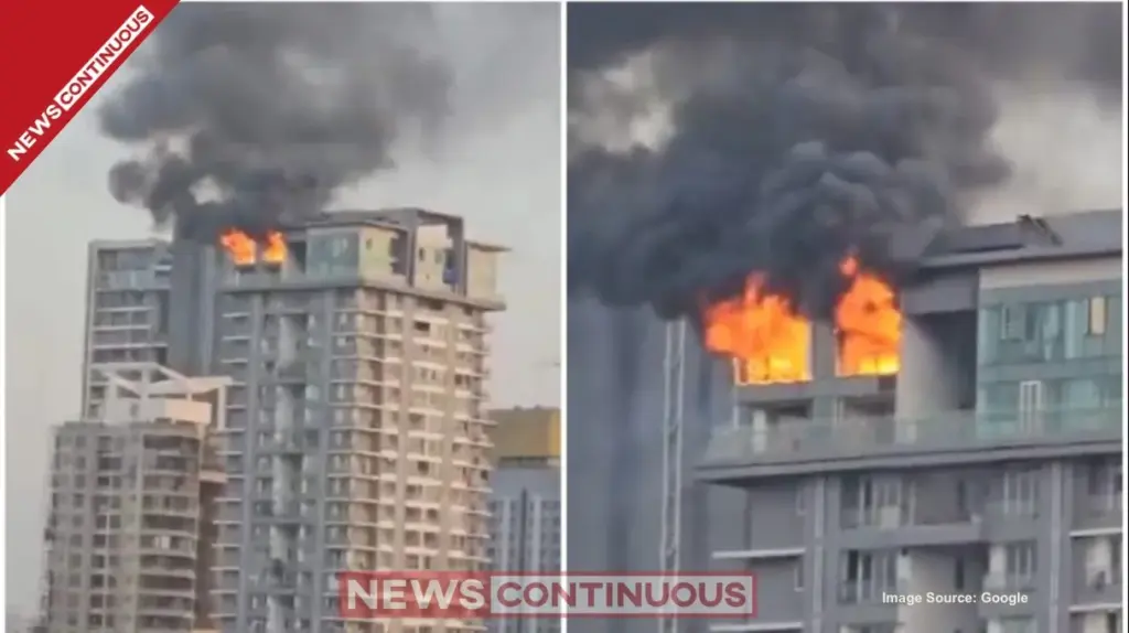 Goregaon Fire ગોરેગાંવમાં મેટ્રો લાઇન પાસે ડેકોરેટર્સની દુકાનમાં ભીષણ આગ, સમગ્ર વિસ્તારમાં અફરાતફરી