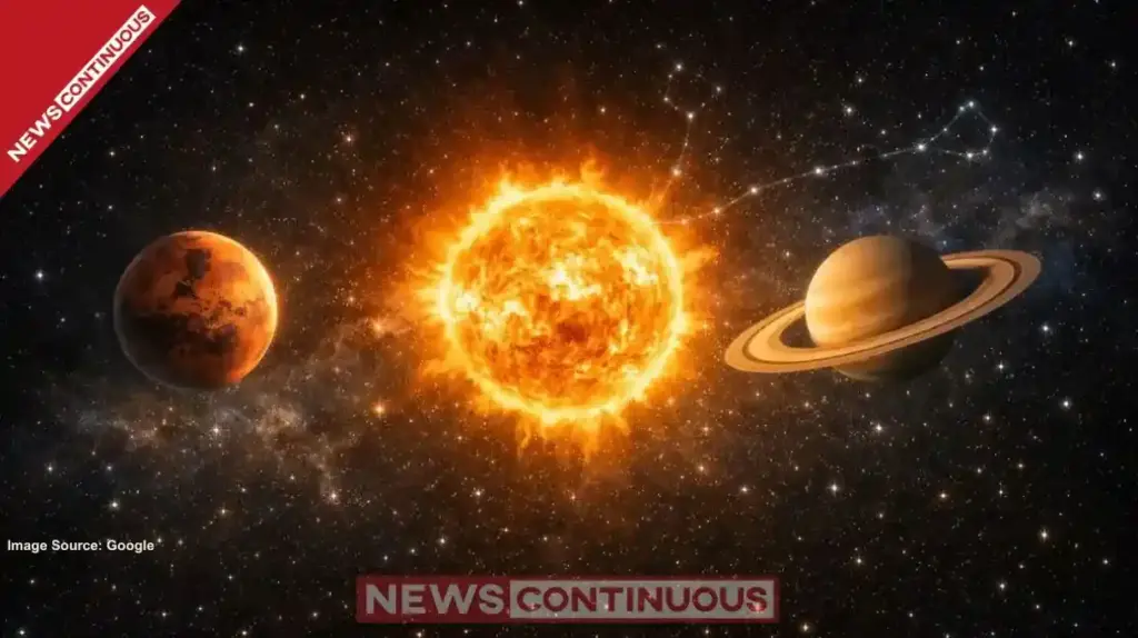 Trigrahi Yog 2026: Sun, Mars, and Saturn to meet in Pisces; Good news for 3 zodiac signs on Hanuman Jayanti.