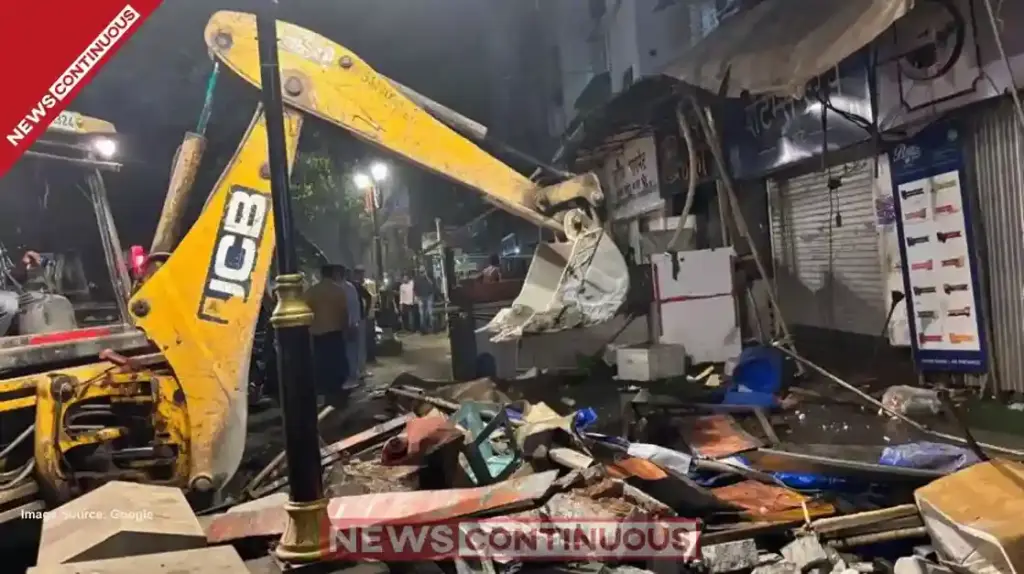Goregaon Violence Fallout: BMC Launches Demolition Drive Against Illegal Structures of Riot Accused in Santosh Nagar