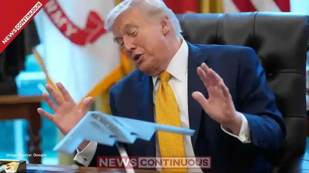 Trump’s Stern Warning: ‘Fatal action if deal breaks, US warships to stay near Hormuz,’ says US President.