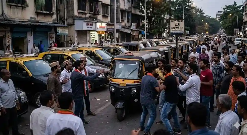 Mumbai Language Dispute। મુંબઈમાં ફરી ભાષાકીય વિવાદ વકર્યો દહિસરમાં ઓટોટેક્સી ડ્રાઈવરો મુદ્દે બે જૂથ વચ્ચે ઘર્ષણ