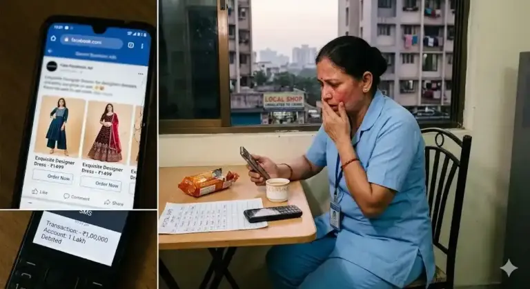 Online Shopping Fraud। ફેસબુક પર સસ્તા ડ્રેસની લાલચ પડી મોંઘી મુંબઈની નર્સ સાથે ૧ લાખ રૂપિયાની ઓનલાઈન ઠગાઈ