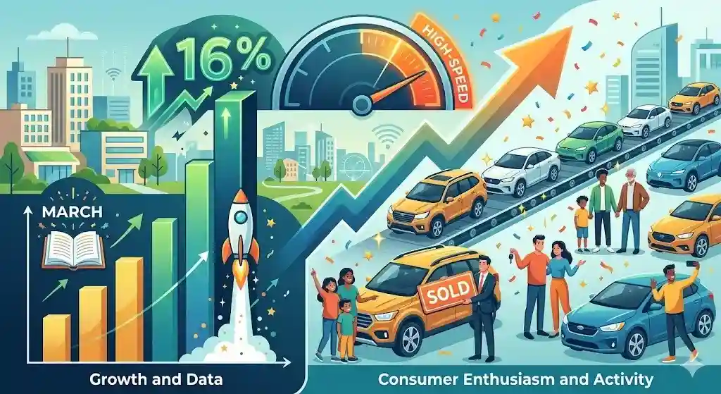 Passenger Vehicle Sales। ઓટોમોબાઈલ સેક્ટરમાં તેજી! માર્ચ મહિનામાં કારના વેચાણે તોડ્યા રેકોર્ડ, ૧૬ ટકા ના વધારા સાથે ગ્રાહકોમાં ઉત્સાહ