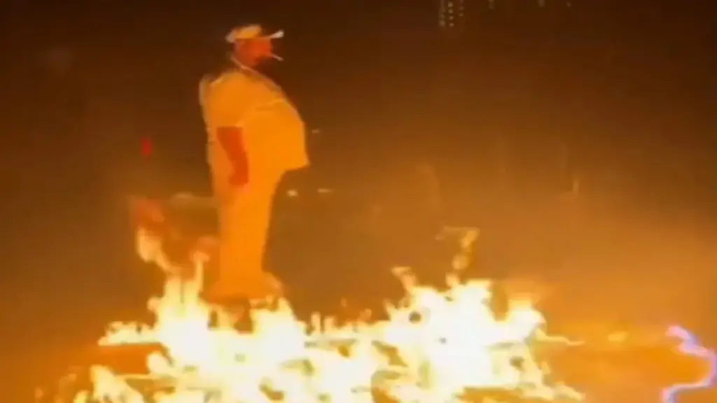 Goregaon Stunt। ગોરેગાંવમાં સોશિયલ મીડિયા 'રીલ' બનાવવાના પાગલપણાનો ભોગ બન્યો જાહેર રસ્તો પેટ્રોલ છાંટીને લગાવી આગ