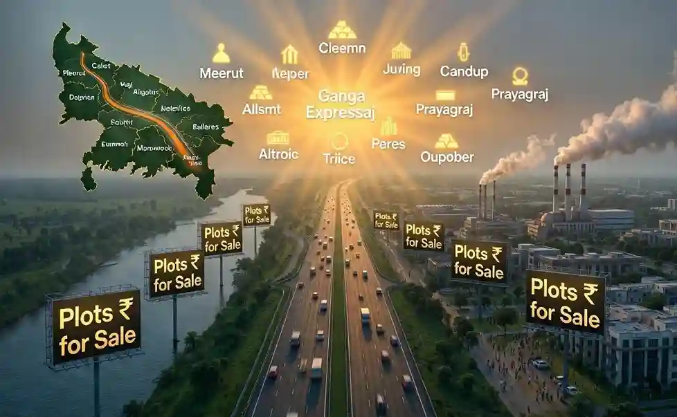 Ganga Expressway। ગંગા એક્સપ્રેસવેથી ઉત્તર પ્રદેશના 12 જિલ્લાઓની બદલાશે કિસ્મત રિયલ એસ્ટેટ માટે બનશે 'ગોલ્ડન કોરિડોર'