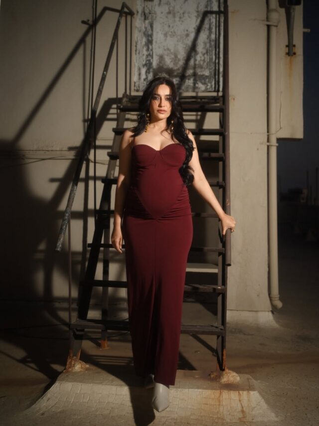 ગ્લોઇંગ મમ્મી ટુ બી: ફોટોશૂટમાં બેબી બમ્પ ફ્લોન્ટ કરતી જોવા મળી સુરભિ જ્યોતિ