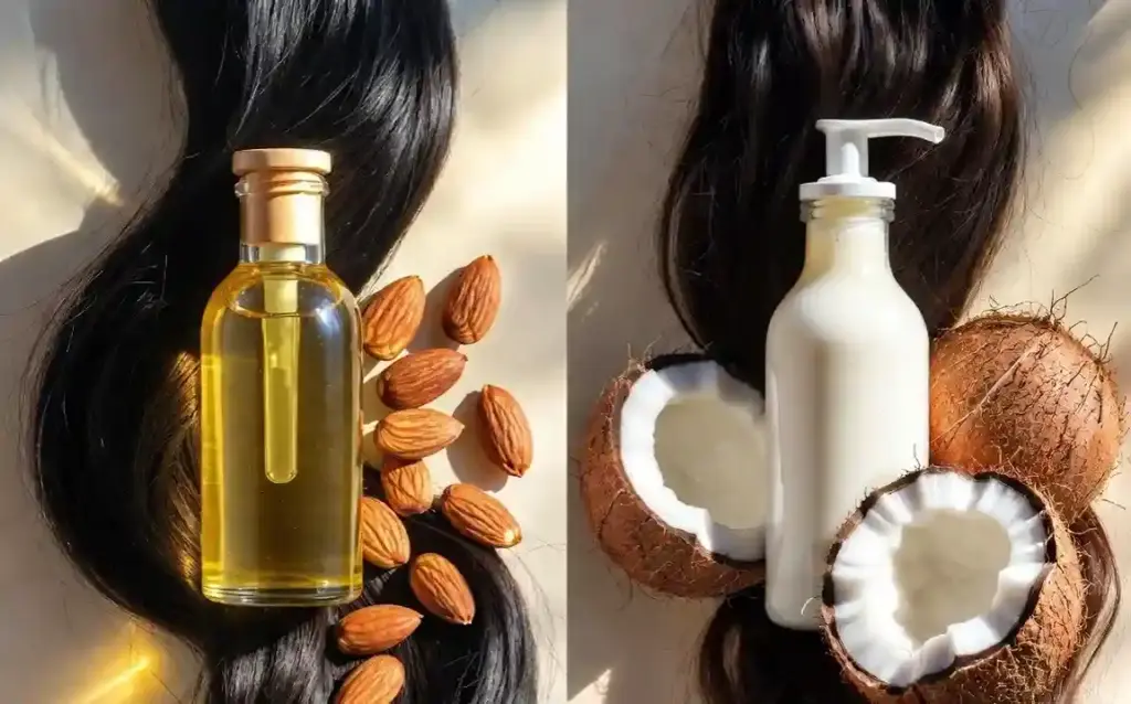 Coconut Oil vs Almond Oil।વાળ ખરતા અટકાશે અને થશે લાંબાકાળા! જાણી લો બદામ અને કોકોનટ ઓઇલમાંથી તમારા માટે કયું છે પરફેક્ટ?