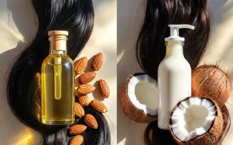 Coconut Oil vs Almond Oil।વાળ ખરતા અટકાશે અને થશે લાંબાકાળા! જાણી લો બદામ અને કોકોનટ ઓઇલમાંથી તમારા માટે કયું છે પરફેક્ટ?