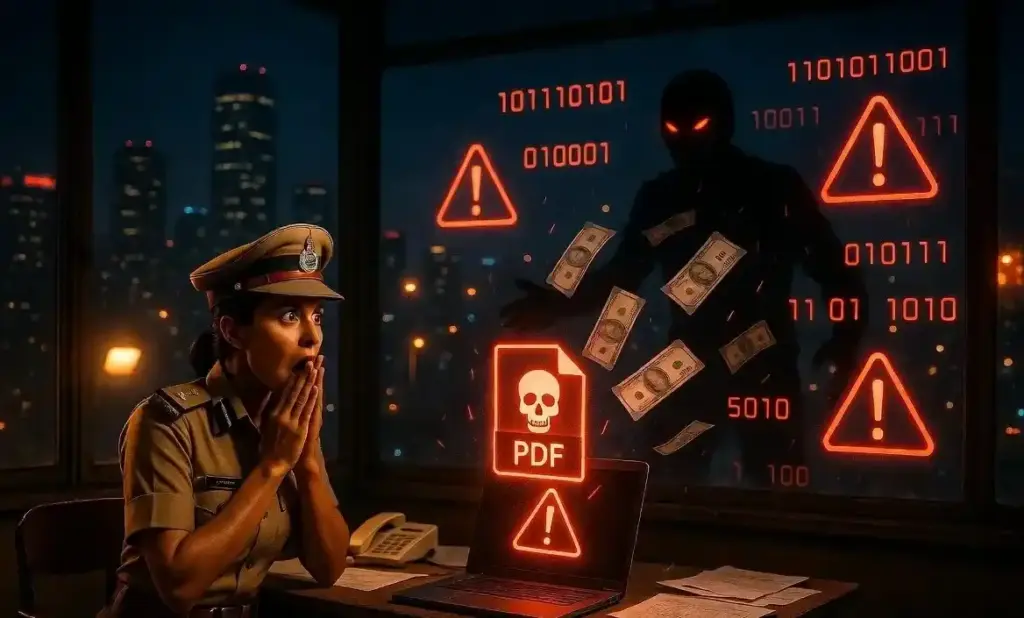 Mumbai Cyber Fraud News। બાંદ્રામાં મહિલા પોલીસ અધિકારી સાથે ઓનલાઇન ઠગાઈ; એક PDF ફાઈલ ખોલતા જ બેંક ખાતામાંથી ૪૫ હજાર ગાયબ