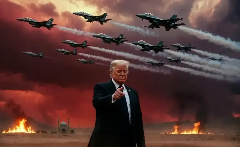 Donald Trump Iran Threat| સવારસવારમાં જ ઈરાન પર ભડક્યા ડોનાલ્ડ ટ્રમ્પ, બોમ્બ અને ફાઈટર જેટના AI પિક્ચરે વધાર્યું વૈશ્વિક સસ્પેન્સ