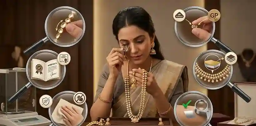 Gold Plating Jewellery Guide। સોના જેવી ચમક જોઈને છેતરાઈ ન જતા! ગોલ્ડ પ્લેટિંગ જ્વેલરી લેતા પહેલા આ ૬ બાબતોનું રાખો ખાસ ધ્યાન; લાંબો સમય ટકશે ચમક અને બચશે રૂપિયા
