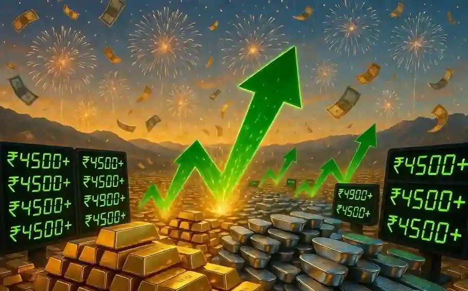 Gold Silver Rates Today। ચાંદીના ભાવમાં ભયાનક ઉછાળો, સોનાના રેટ પણ વધ્યા; જાણી લો તમારા શહેરમાં ૧ તોલા સોનાની કિંમત