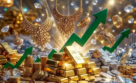 GoldSilver Rate। શું તમે સોનું ખરીદવા માંગો છો? સોનાચાંદીના ભાવમાં ઝીંકાયો વધારો, જાણો 22 કેરેટ ઘરેણાંનો આજનો 10 ગ્રામનો ભાવ .