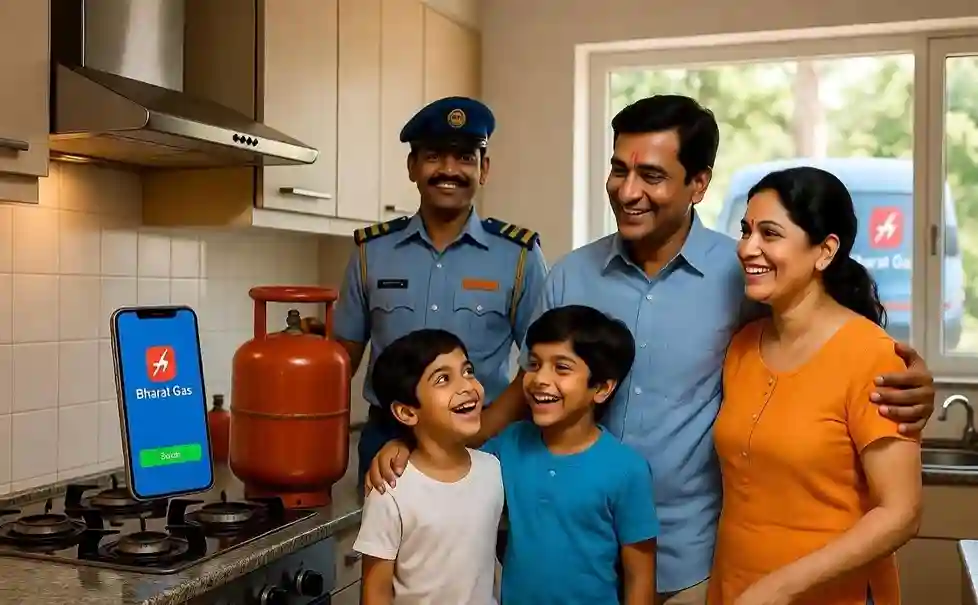 Bharat Gas Home Delivery Restart 2026। ભારત ગેસના ગ્રાહકોની થઈ ગઈ મોજ કંપનીએ ફરી શરૂ કરી વર્ષો જૂની સુવિધા, હવે ગેસ સિલિન્ડર માટે નહીં ખાવા પડે ધક્કા!