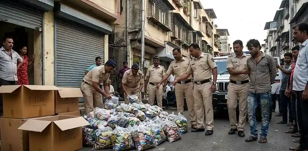 Ghatkopar Gutka Raid। ઘાટકોપરમાં ગુટખા માફિયાઓ પર ત્રાટકી પોલીસ 12 લાખનો પ્રતિબંધિત જથ્થો ઝડપાયો, મીરા રોડનો શખ્સ જેલભેગો