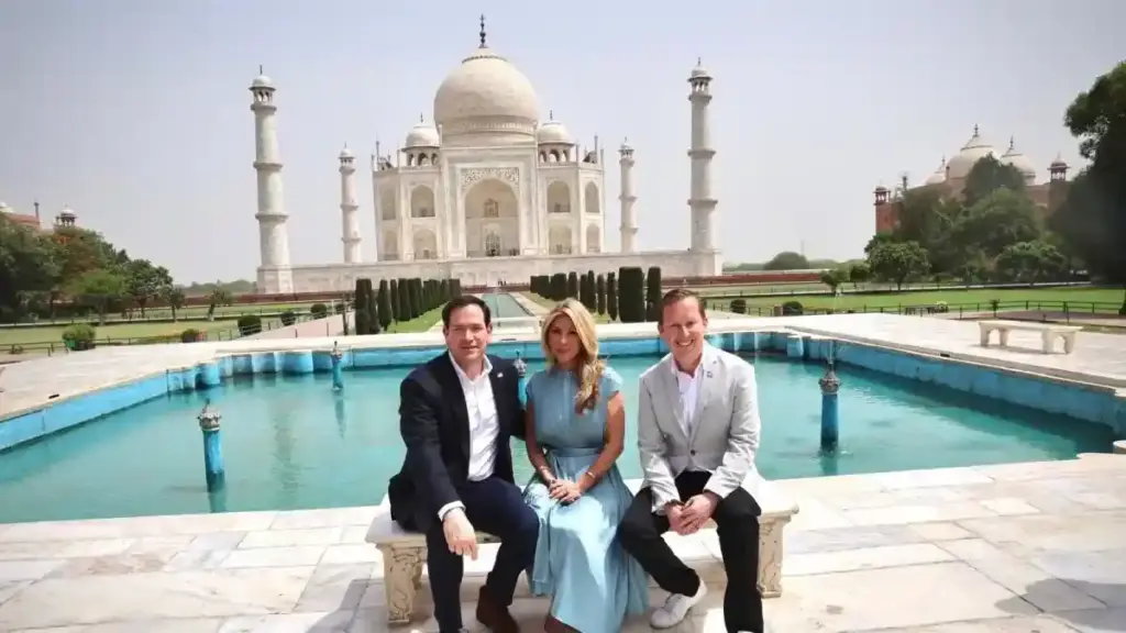 US Secretary Marco Rubio Taj Mahal| તાજમહેલની મુલાકાતે પહોંચેલા અમેરિકી વિદેશ મંત્રી માર્કો રુબિયો પર ઈરાનનો પલટવાર, નિવેદન વાયરલ