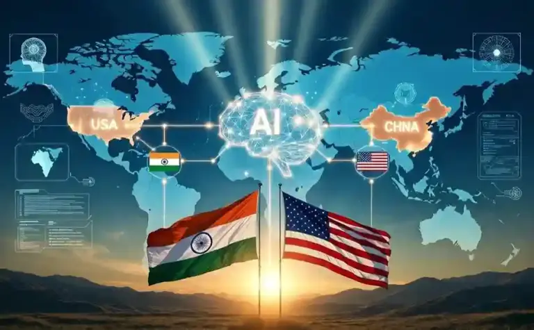 India US AI Cooperation। નવા યુગની તૈયારી! ભારત અને અમેરિકા વચ્ચે AI સહયોગ વધારવા પર મહોર; વિરોધી દેશોના ‘ટેકએકાધિકાર’ ને તોડવા માટે માસ્ટરપ્લાન તૈયાર