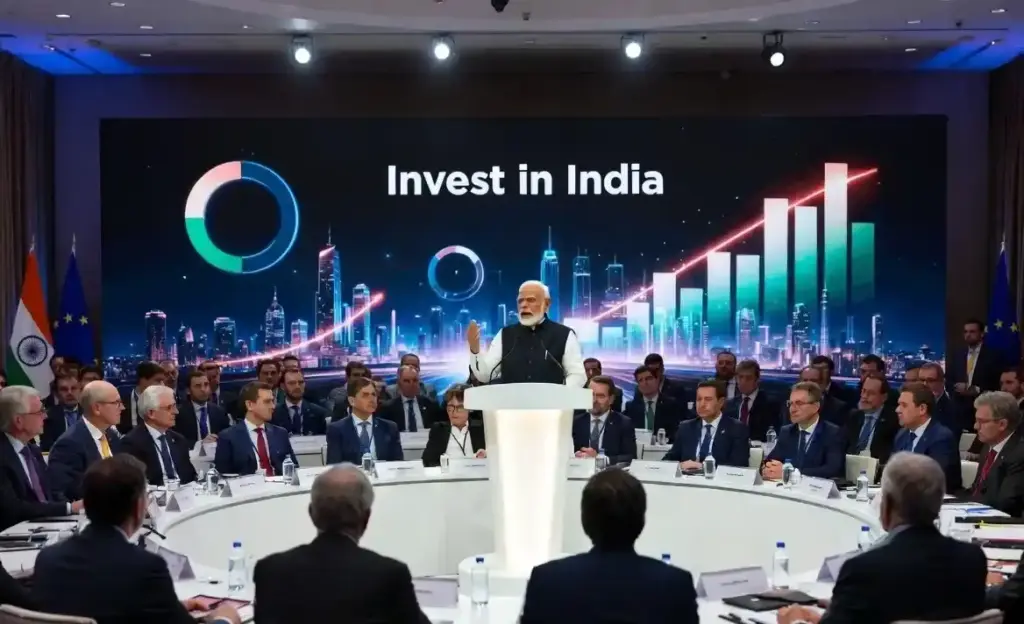 PM Modi Sweden Visit| ‘મેક ઇન ઇન્ડિયા’નો નવો મંત્ર યુરોપિયન ઇન્ડસ્ટ્રી કોન્ફરન્સમાં ગૂંજ્યો પીએમ મોદીનો અવાજ, રોકાણકારોને આપ્યો આ ગેરંટી શોટ