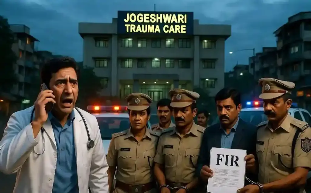 Jogeshwari Doctor Blackmail। જોગેશ્વરી ટ્રોમા કેર હોસ્પિટલના ડોક્ટરને બ્લેકમેલ કરી  ૧૫ લાખની ખંડણી મંગાઈ; મહિલા સહિતની ગેંગ સામે FIR