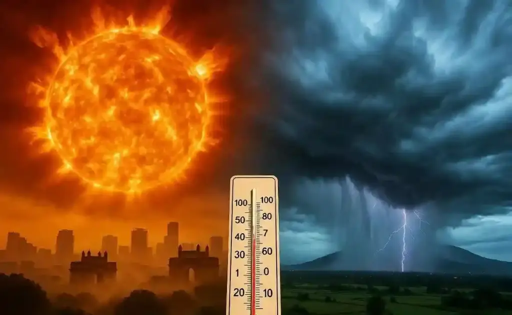 Maharashtra Weather।આખા મહારાષ્ટ્રમાં હવામાનનો મિજાજ બદલાયો… આગામી ચાર દિવસ વધશે ગરમી, સાથે વરસાદની પણ શક્યતા!