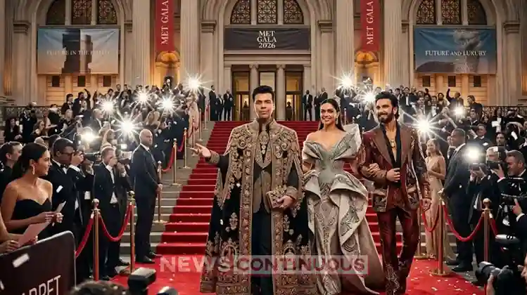 Met Gala 2026 Guest List| મેટ ગાલા 2026 માં બોલિવૂડનો દબદબો કરણ જોહર કરશે ડેબ્યૂ, શું દીપિકારણવીર રેડ કાર્પેટ પર સાથે દેખાશે? જાણો કોણ કોણ થશે સામેલ