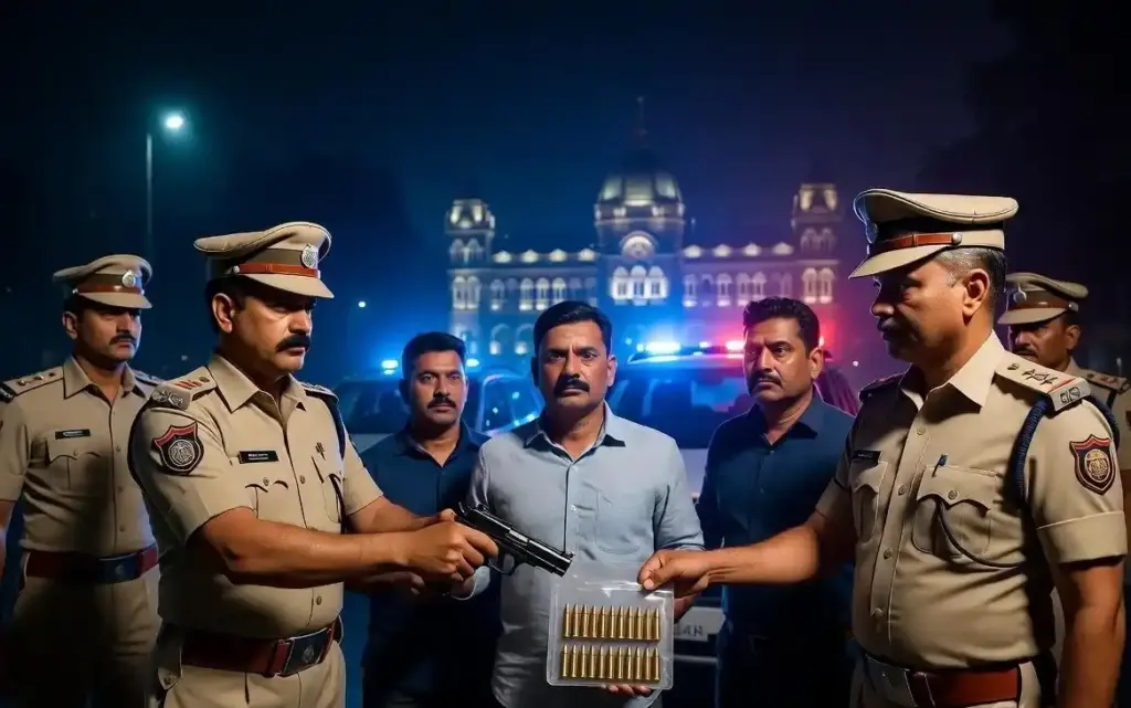 Mumbai Crime Branch Arrest। મુંબઈ ક્રાઈમ બ્રાન્ચનો સપાટો CSMT નજીકથી વિદેશી પિસ્તોલ અને જીવતા કારતૂસ સાથે ૩ આંતરરાજ્ય તસ્કર ઝડપાયા