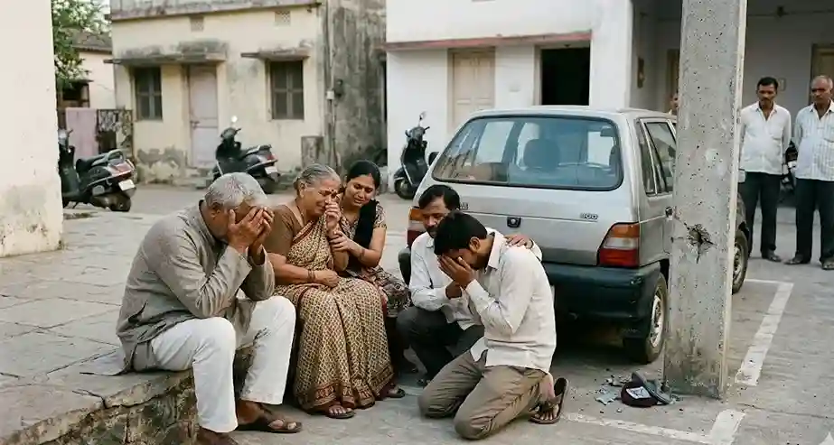 Andheri Accident News। અંધેરીમાં કાળજું કંપાવનારી ઘટના પાર્કિંગ વખતે પુત્રના હાથે જ પિતાનું કરૂણ મોત, એક્સિલરેટર દબાઈ જતાં સર્જાયો અકસ્માત
