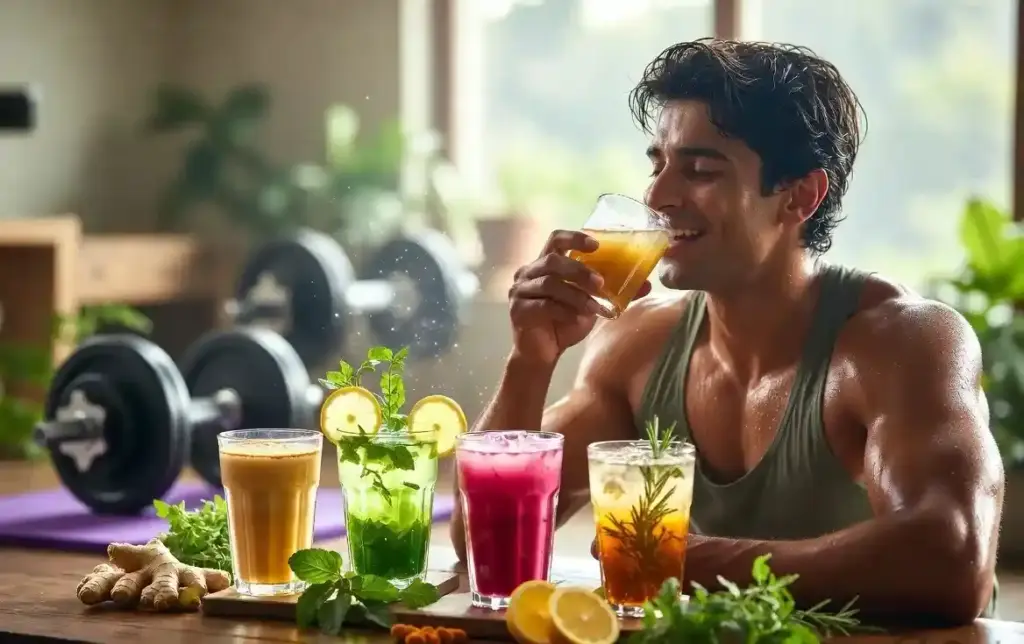 Muscle Recovery Tips। જિમ પછી થાક અને સ્નાયુઓ અકડાઈ જવાની સમસ્યાથી મળશે રાહત, વર્કઆઉટ બાદ પીવો આ ૫ મેજિકલ હર્બલ ડ્રિંક્સ