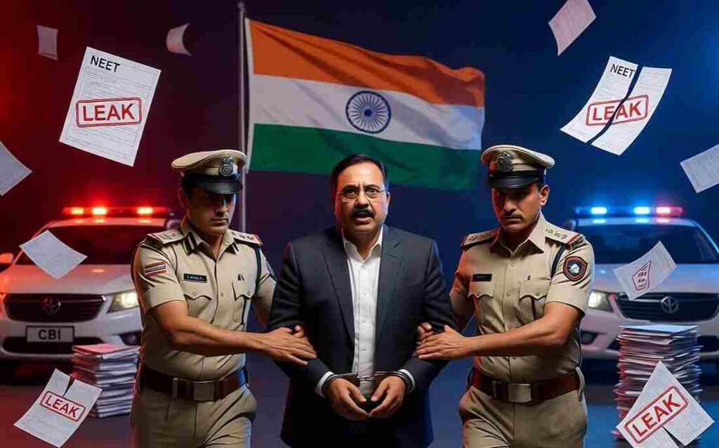 NEET Paper Leak Case CBI arrests mastermind PV Kulkarni in Latur; Investigation intensifies on NTA links
