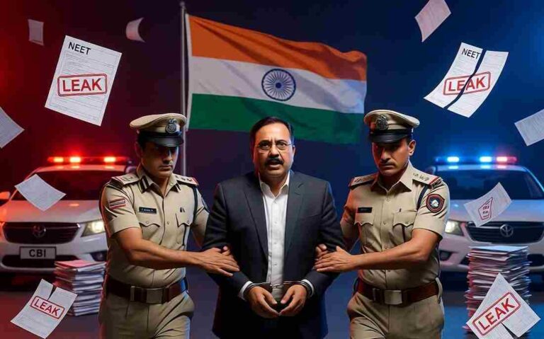 NEET Paper Leak Case CBI arrests mastermind PV Kulkarni in Latur; Investigation intensifies on NTA links