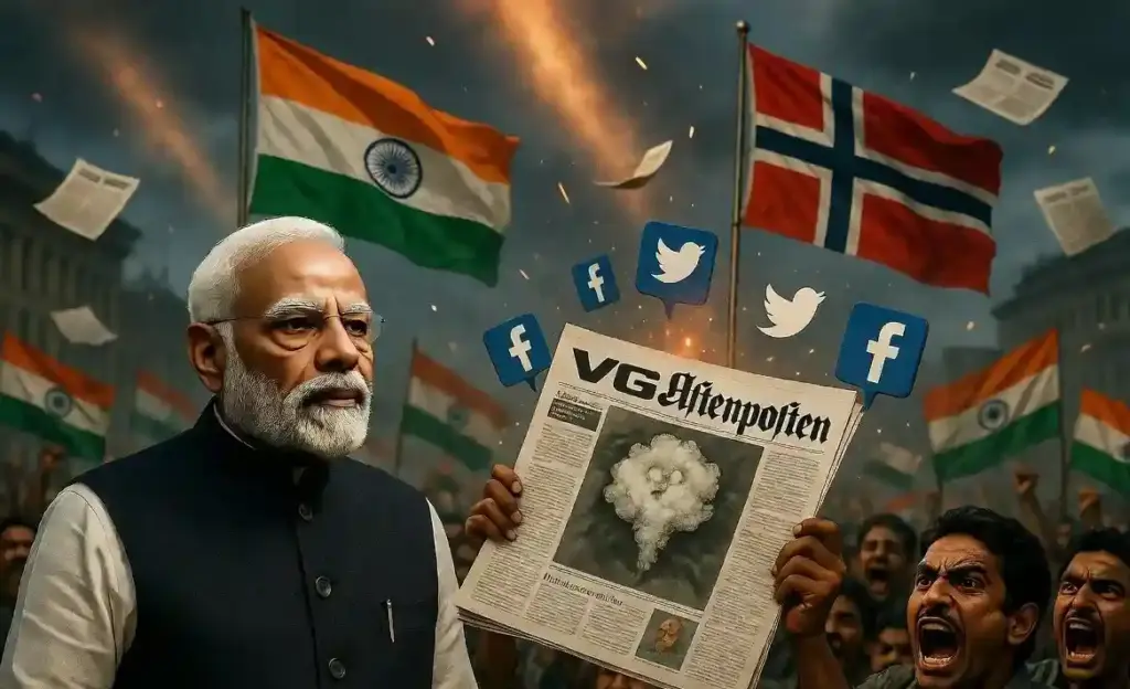 PM Modi Norway Visit Controversy| નોર્વેના અખબારની શરમજનક હરકત પીએમ મોદીનું વિવાદાસ્પદ કાર્ટૂન છાપતા વિદેશમાં ભારે હોબાળો, ભારતીયોમાં રોષ