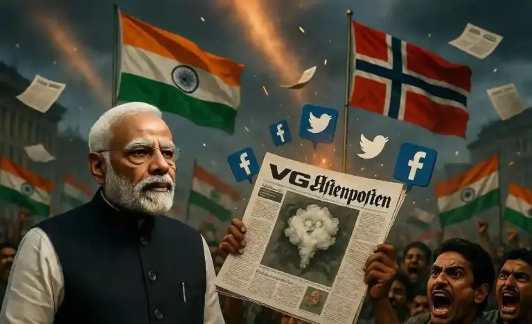 PM Modi Norway Visit Controversy| નોર્વેના અખબારની શરમજનક હરકત પીએમ મોદીનું વિવાદાસ્પદ કાર્ટૂન છાપતા વિદેશમાં ભારે હોબાળો, ભારતીયોમાં રોષ