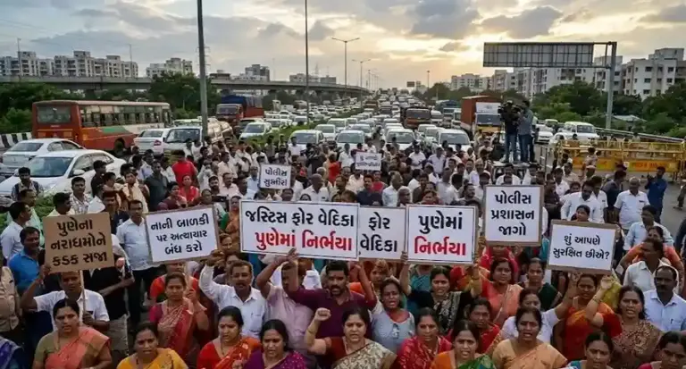 Pune Child Rape Murder Case। પુણેમાં માનવતા શર્મસાર 65 વર્ષના વૃદ્ધે 4 વર્ષની બાળકી પર દુષ્કર્મ ગુજારી હત્યા કરી, રોષે ભરાયેલા લોકોએ હાઈવે જામ કર્યો
