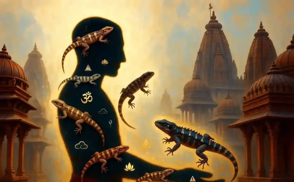 Samudrik Shastra Lizard Falling। શરીર પર ગરોળી પડવી શુભ કે અશુભ? સામુદ્રિક શાસ્ત્રમાં છુપાયેલા છે દરેક અંગના આ ચોંકાવનારા સંકેતો!