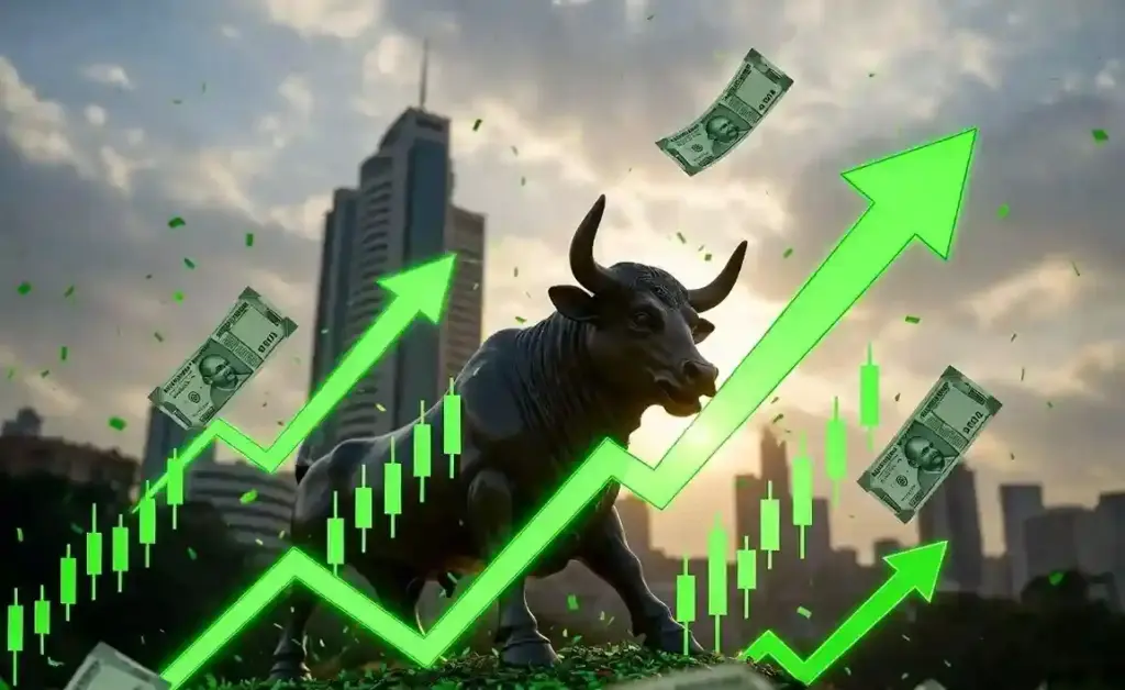Stock Market। ભારતીય શેરબજારમાં તેજીનો માહોલ, સેન્સેક્સ અને નિફ્ટીમાં વધારા વચ્ચે આ સ્ટોક્સ આવ્યા ચર્ચામાં