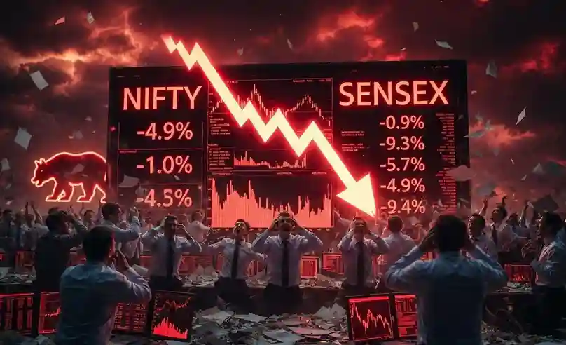 Stock Market Today| બજાર ખુલતા જ રોકાણકારોના કરોડો સ્વાહા! સેન્સેક્સનિફ્ટીમાં મોટો ઘટાડો, જાણો કેમ આજે લાલ નિશાનમાં ટ્રેડ થઈ રહ્યું છે માર્કેટ